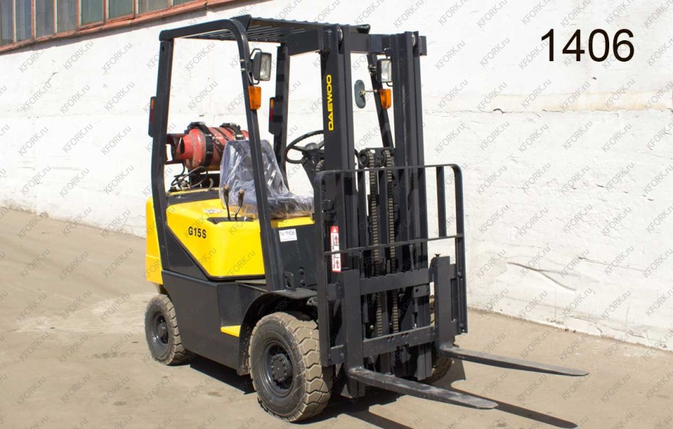 Газ-Бензиновый автопогрузчик Daewoo G15S-2 1406 Б/У